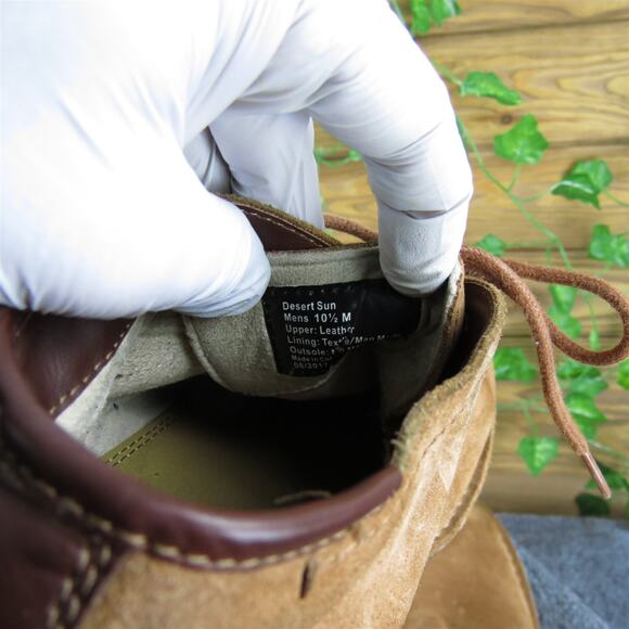 Kenneth Cole Reaction Men Desert Sun Desert Brown‎ Leather 10.5 Medium Used 2025 - Picture 6 of 8